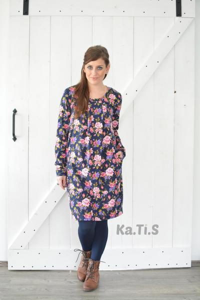 Fadenkäfer Papierschnittmuster Kleid Amelie Damen